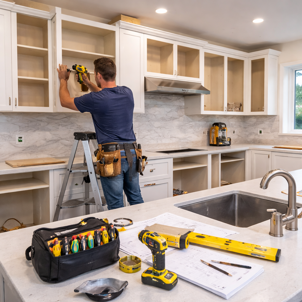 Kitchen cabinet installation in Florida