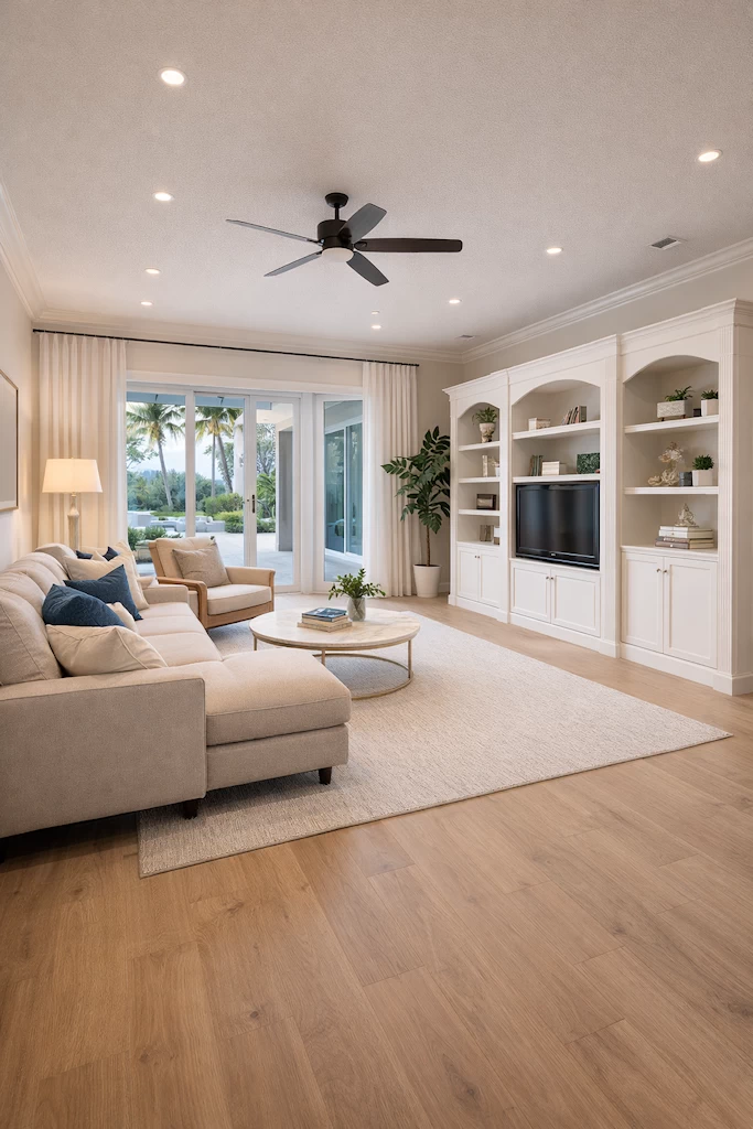 Living Room project after