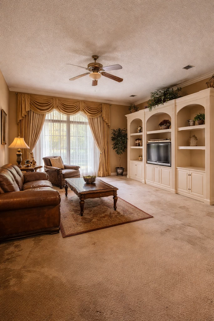 Living Room project before