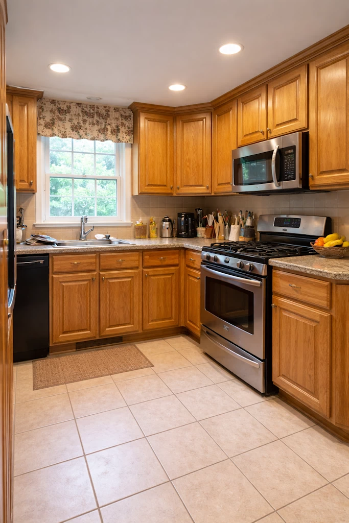 Before kitchen remodeling in Royal Palm Beach